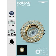 POSEİDON KRİSTAL CAM KASA YUVARLAK